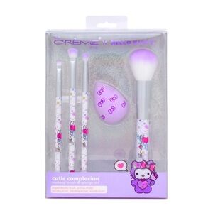 The Creme Shop X Hello Kitty 5-Pc Brush Set, Purple